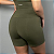 Shorts Cintura Alta Verde Militar - Imagem 3