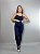 Conjunto Fitness Top/Legging Azul Marinho - Imagem 1