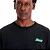 Camisa Baw Regular Logo Retro Masculina Preto Verde - Imagem 2