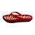Chinelo Canoa Farm Salto Rasteiro Vermelho Melancia - Imagem 3