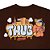 Camisa Thug Nine Cathug Masculina Marrom - Imagem 3