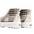 Tênis Vans Sentry Sk8-Hi Feminino Bege Xadrez - Imagem 4