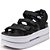 Sandália Nike Icon Classic Preto Branco - Imagem 2