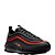 Tênis Nike Air Max 97 Masculino Preto Vermelho - Imagem 5