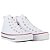Tênis Converse All Star Chuck Taylor Plataforma Hi Feminino Branco - Imagem 2