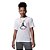 Camisa Jordan Fuel Up Cool Down Infantil Branco Colors - Imagem 1