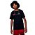 Camisa Jordan Wavy Motion Jumpman Infantil Preto Vermelho - Imagem 1
