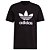 Camiseta Adidas Originals Adicolor Classics Trefoil Preto Branco - Imagem 1