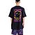 Camiseta Baw Regular Smiley X Illusion Masculina Preto Colors - Imagem 4