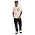 Camisa Baw Regular Fourteen Masculina Bege Preto - Imagem 2