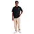 Camisa Baw Regular Logo Retro Masculina Preto Verde - Imagem 3
