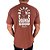 Camisa Baw Good Sounds Masculina Marrom Branco - Imagem 3
