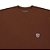 Camisa Thug Nine Basic T9 Patch Masculina Marrom - Imagem 3