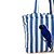 Bolsa Farm Solzão Arara Listrado Off White/Azul - Imagem 2