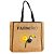 Bolsa Farm Maré Artesanal Marrom e Preto - Imagem 1