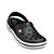 Sandália Crocs Crocband Clog Unissex Preto, Branco e Vermelho - Imagem 2