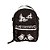 Mini Mochila Farm Borogodó Lenço Dia e Noite Preto/Branco - Imagem 1