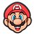Jibbitz Crocs Mario Marrom/Vermelho - Imagem 1