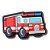 Jibbitz Crocs Carro de Bombeiros Vermelho - Imagem 1