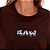 Camiseta Regular BAW 3D Unissex Marrom - Imagem 2