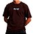 Camiseta Regular BAW 3D Unissex Marrom - Imagem 1