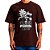 Camiseta BAW Regular Flowers BAW x Smiley Unissex Marrom - Imagem 1