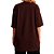 Camiseta BAW Regular Flowers BAW x Smiley Unissex Marrom - Imagem 3