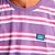 Camiseta Oversized BAW Stripe Unissex Lilás - Imagem 4