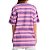 Camiseta Oversized BAW Stripe Unissex Lilás - Imagem 2