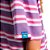 Camiseta Oversized BAW Stripe Unissex Lilás - Imagem 3