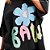 Camiseta Oversized Sunflowers Unissex Preta - Imagem 2