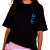 Camisa Farm Ipanema Etc Feminina Preto/Azul - Imagem 1