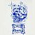 Camisa Thug Nine Drama Masculina Off White/Azul - Imagem 3
