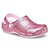 Sandália Crocs Classic Glitter Infantil Pink - Imagem 2