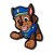 Jibbitz Crocs Patrulha Canina Chase Marrom/Azul - Imagem 1