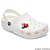 Jibbitz Crocs I Love Vermelho/Branco - Imagem 2