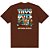 Camisa Thug Nine Boys Masculino Marrom - Imagem 2