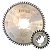 SERRA CIRCULAR FEPAM Ø 250 X 60Z 4,2/3,0 D55 + RISCADOR Ø 110 X 24Z 5,3/3,0 D45 (SECCIONADORA) - Imagem 1