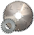 SERRA CIRCULAR LEITZ Ø 250 X 60Z 4,2/2,8 D55 + RISCADOR 110 X 24Z 4,2/3,0 D45 - Imagem 1