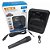 CAIXA DE SOM BLUETOOTH RADIO KARAOKE MICROFONE MEGAFONE PORTATIL LED USB SD AMPL - Imagem 3