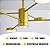 Lustre Galáxia Led Pendente Moderno Bivolt 6 Hastes Luminaria Teto Dourado Brin - Imagem 4
