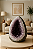 Ovo de Ametista Bordô - Cristal Natural para Energização e Decoração - Imagem 1
