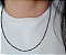 Colar Choker de Hematita Facetado 2mm - Imagem 2