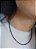 Colar Choker de Lápis Lazuli Facetado 2 mm - Imagem 1