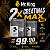 2 CREATINAS MAX TITANIUM (300G CADA) - Imagem 1