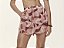 Saída Shorts Fato Básico Estampado Rosa - Imagem 1
