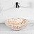 Cuba Pia Redonda 34cm Lavabo Mármore Travertino Bege Bahia - Luxo Natural - Imagem 3