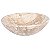 Cuba Pia Redonda 28cm Lavabo Mármore Bege Bahia - Luxo Natural - Imagem 2