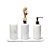 Kit Acessório para Banheiro em Mármore Bianco - Luxo Natural - Imagem 4