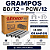 Grampo 80/12 ou PCW/12 - caixa c/ 12.000 grampos - Imagem 1